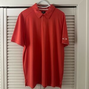 Oakley Men’s Coral Red Performance Polo Shirt XL